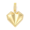 Brass Pendants with Cubic Zirconia KK-D536-05G-1