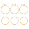 Plastic Imitation Bamboo Cross Stitch Embroidery Hoops TOOL-TADJ0001-03B-3