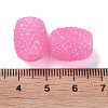 Opaque Resin European Jelly Colored Beads RESI-B025-02A-09-3