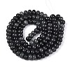 Baking Paint Crackle Glass Beads Strands DGLA-N020-01A-08-2