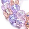 Handmade Foil Lampwork Beads Strands FOIL-K003-06B-15-3