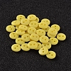 2-Hole Flat Round Resin Sewing Buttons for Costume Design BUTT-E119-34L-18-1