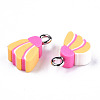 Handmade Polymer Clay Charms CLAY-T016-55-3