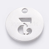 Non-Tarnish 304 Stainless Steel Pendants STAS-F233-03-P-2