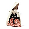 Polyester Mini Knit Tote Bags ABAG-C008-01B-01-2