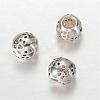 Rondelle Tibetan Style Alloy European Large Hole Beads MPDL-F017-11-1