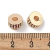 Brass Micro Pave Cubic Zirconia Spacer Beads ZIRC-F141-03LG-02-2