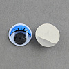 Plastic Wiggle Googly Eyes Buttons DIY Scrapbooking Crafts Toy Accessories with Label Paster on Back KY-S003B-10mm-07-1