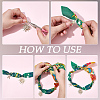 DIY Silk Scarf Necklace Making Kits DIY-BM0002-56-6