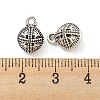 Tibetan Style Alloy Charms FIND-M011-08AS-3