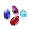 Glass Rhinestone Pendants RGLA-L022-B-M-1