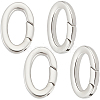 4Pcs Stainless Steel Spring Gate Rings STAS-BBC0005-74-1