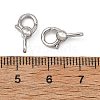 SHEGRACE Brass Spring Ring Clasps XGRQ58643-785P-3