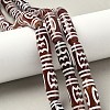 Rice Shape Tibetan Style dZi Beads Strands G-A269-A25-01-1