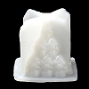 DIY 3D Halloween Skull Pyramid Candle Food Grade Silicone Molds SIMO-B007-01-3