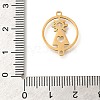 201 Stainless Steel Laser Cut Connector Charms STAS-R132-14G-3