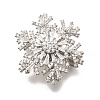 Snowflake Rotatable Brooches for Women JEWB-B023-01P-2