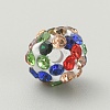 Rhinestone Pave Disco Ball Beads RB-TAC0002-02B-04-2