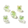 Two Tone UV Plating Rainbow Iridescent Acrylic Beads LS-TACR-D010-04D-1