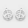 Non-Tarnish 304 Stainless Steel Charms STAS-Q201-T062-2