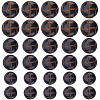90Pcs 3 Styles Plastic Buttons BUTT-CY0001-10B-1