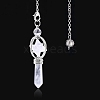 Natural Quartz Crystal Hexagonal Pointed Dowsing Pendulums PW-WG0B402-03-1