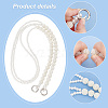   1Pc Acrylic Imitation Pearl Bead Chain Bag Handle FIND-PH0009-62A-4