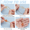 4Pcs 4 Styles 304 Stainless Steel Cable Chain/Bar Link Chain Macrame Pouch Necklace Making NJEW-UN00002-4