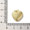 Rack Plating Brass Micro Pave Cubic Zirconia Pendants KK-R158-01A-G-3