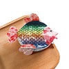 Fish PVC Claw Hair Clips PW-WGFEDC3-06-1