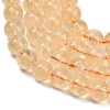 Natural Citrine Beads Strands GG-CBACB71-03-10mm-3