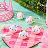 5Pcs Printed Handmade Porcelain Ceramic Beads PORC-TADJ0001-02-5