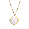 White Shell Pendant Necklaces ED7226-1-1