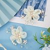 Detachable Cloth Flower Shoe Decoration AJEW-WH0326-76A-4