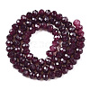 Baking Paint Imitation Jade Glass Bead Strands LS-DGLA-A034-J2MM-A02-2