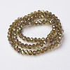 Electroplate Transparent Glass Beads Strands LS-EGLA-A034-T4mm-S04-2