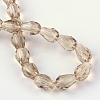 Transparent Glass Bead Strands LS-GLAA-R024-6x8mm-05-3