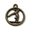 Tibetan Style Alloy Sport Pendants PALLOY-M217-41AB-1