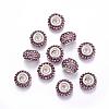 Grade A Rhinestone European Beads CPDL-H001-12x9mm-5-2