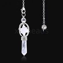 Natural Quartz Crystal Hexagonal Pointed Dowsing Pendulums PW-WG0B402-03