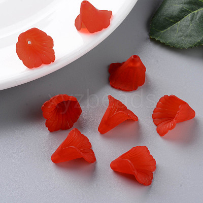 Transparent Acrylic Bead Caps PL551-C12-1