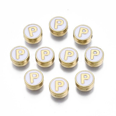 Alloy Enamel Beads ENAM-N052-006-01P-RS-1