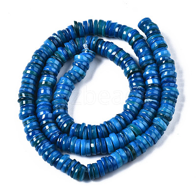 Natural Freshwater Shell Beads Strands SHEL-Q024-001C-1