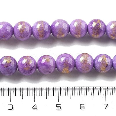 Natural Mashan Jade Beads Strands G-A255-A01-01G-1