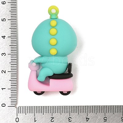 Plastic Cartoon Animal Figures Pendants FIND-R100-04C-1