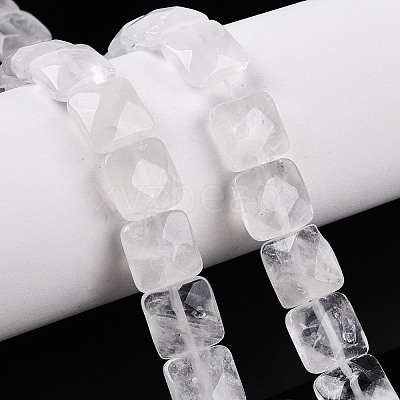 Natural Quartz Crystal Beads Strands G-T138-159-1