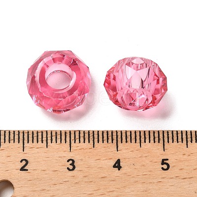 Transparent Resin European Beads X1-RESI-B020-05F-1