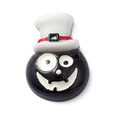 Halloween Opaque Resin Cabochons RESI-K019-53A-1