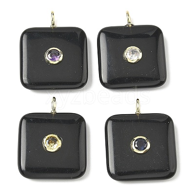 Natural Mixed Gemstone Pendants G-H318-02G-1