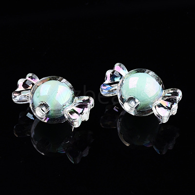 Transparent Acrylic Beads TACR-N011-002A-03-1